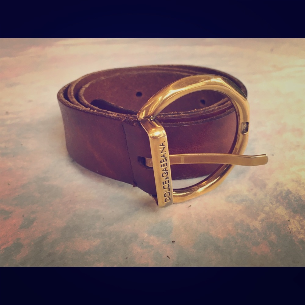 Dolce & Gabbana brown Leather Belt
